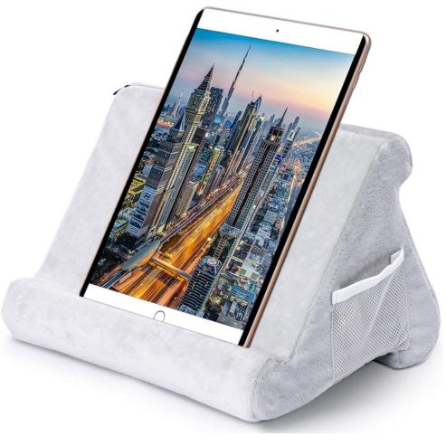 Xnyocn – Coussin support en éponge pour tablette et téléphone, repose-lit confortable pour iPad, Samsung, Huawei, lecture ou visionnage mains libres