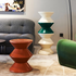 Tabouret de chevet multifonctionnel INS – style nordique créatif, siège sablier en plastique, petite table basse pour salon ou chambre