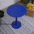 Table d’appoint de canapé de style crème – table ronde chic pour salon, chambre ou coin thé, design simple et luxe discret