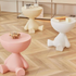 Table de bord de canapé légère et luxueuse – petite table basse créative à tête plate, en plastique, pour salon ou meuble d’appoint